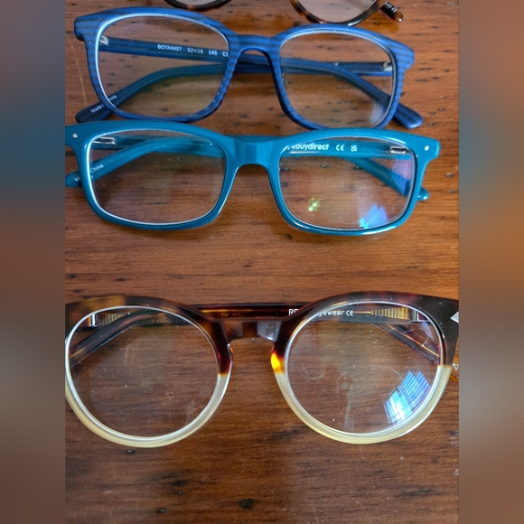 5 pairs of glasses! Hardly worn. Prescription approximately. -1.50 - Picture 2 of 4